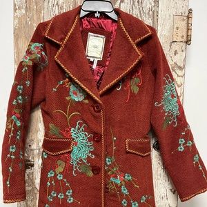 Paparazzi Premium Outerwear Embroidered Jacket